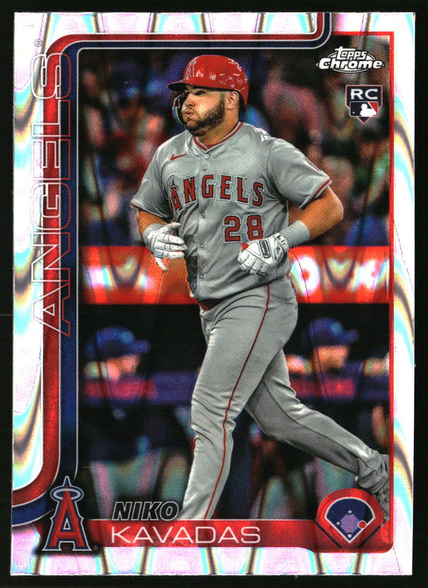 Niko Kavadas #20 2025 Topps Chrome RayWave Refractors