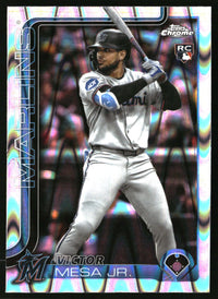Victor Mesa Jr. #USC4 2025 Topps Chrome Update RayWave Refractor
