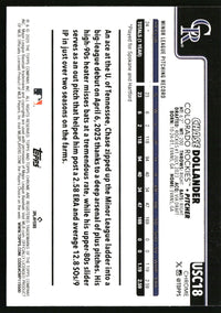 Chase Dollander #USC18 2025 Topps Chrome Update RayWave Refractor