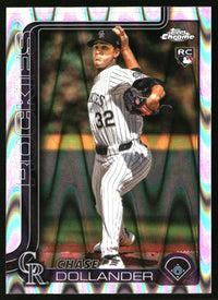 Chase Dollander #USC18 2025 Topps Chrome Update RayWave Refractor