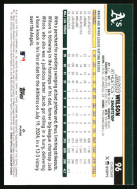 Jacob Wilson #96 2025 Topps Chrome RayWave Refractors