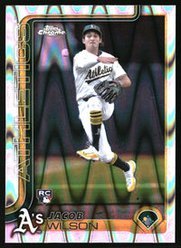 Jacob Wilson #96 2025 Topps Chrome RayWave Refractors