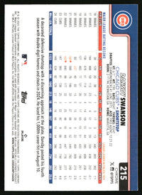 Dansby Swanson #215 2025 Topps Chrome RayWave Refractors