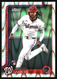 James Wood #132 2025 Topps Chrome RayWave Refractors