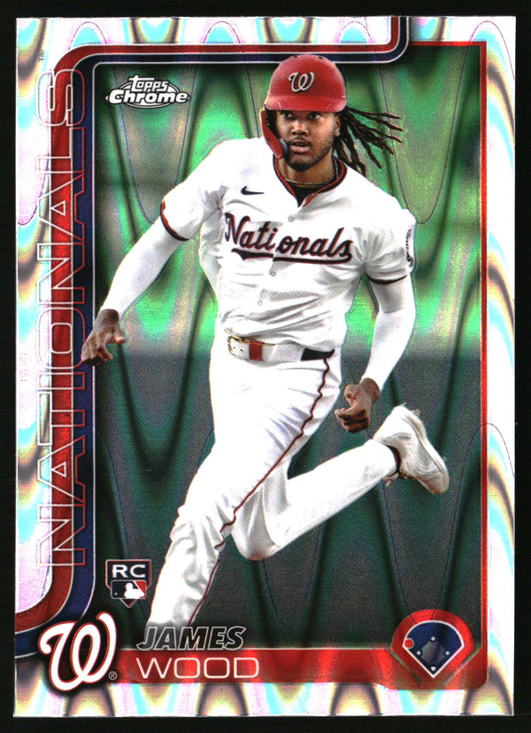 James Wood #132 2025 Topps Chrome RayWave Refractors