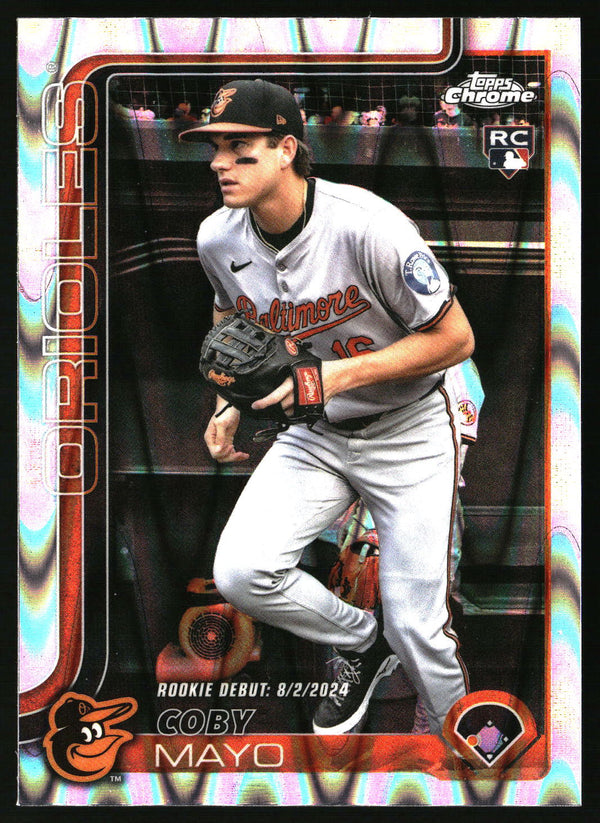 Coby Mayo #USC94 2025 Topps Chrome Update RayWave Refractor