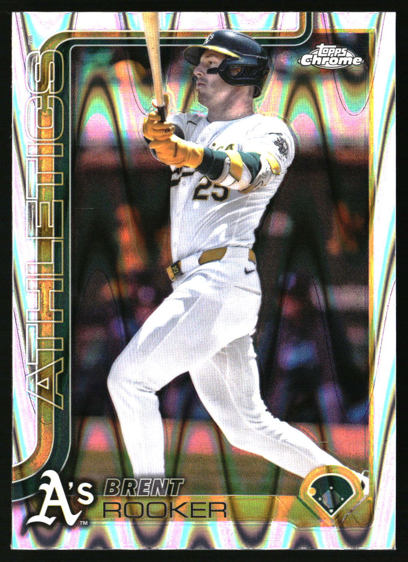 Brent Rooker #54 2025 Topps Chrome RayWave Refractors
