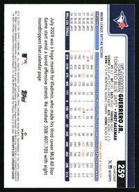 Vladimir Guerrero Jr. #259 2025 Topps Chrome RayWave Refractors