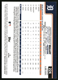 Justyn-Henry Malloy #224 2025 Topps Chrome RayWave Refractors