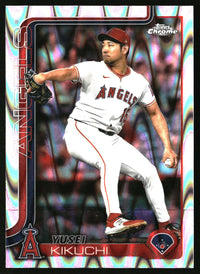 Yusei Kikuchi #USC59 2025 Topps Chrome Update RayWave Refractor