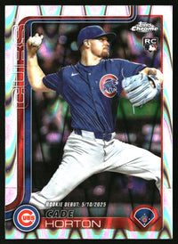 Cade Horton #USC102 2025 Topps Chrome Update RayWave Refractor