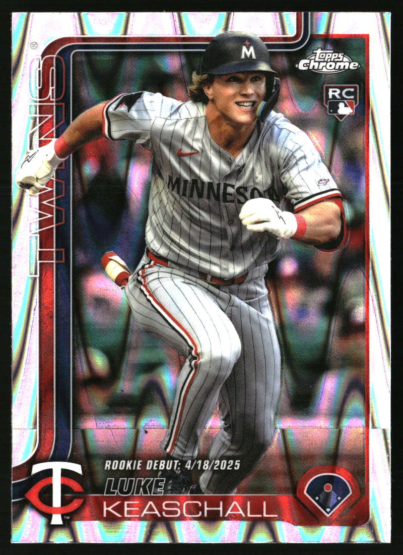 Luke Keaschall #USC134 2025 Topps Chrome Update RayWave Refractor