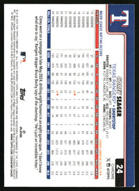 Corey Seager #24 2025 Topps Chrome RayWave Refractors