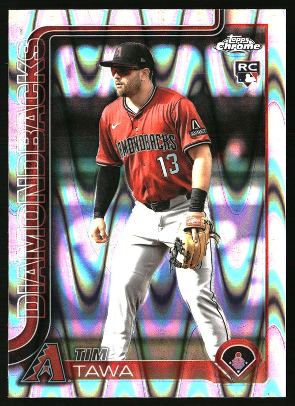 Tim Tawa #USC104 2025 Topps Chrome Update RayWave Refractor