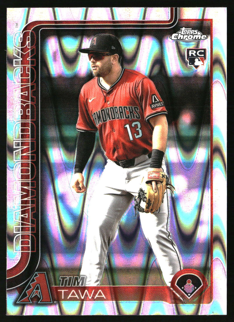 Tim Tawa #USC104 2025 Topps Chrome Update RayWave Refractor
