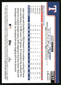 Jake Burger #USC37 2025 Topps Chrome Update RayWave Refractor