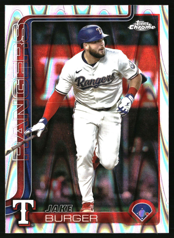 Jake Burger #USC37 2025 Topps Chrome Update RayWave Refractor