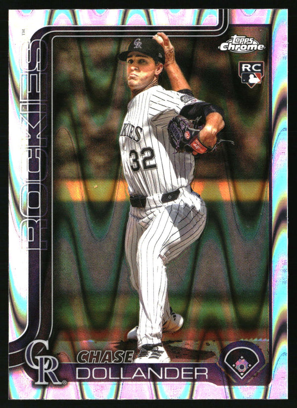 Chase Dollander #USC18 2025 Topps Chrome Update RayWave Refractor