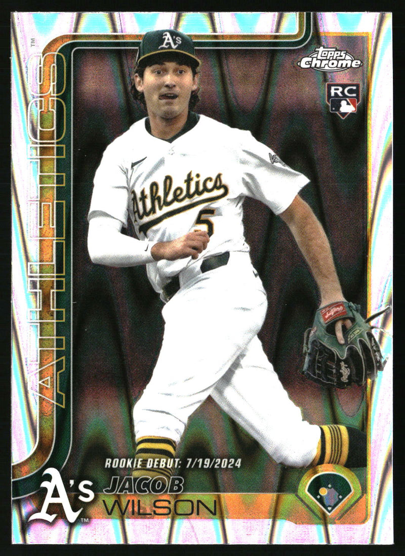 Jacob Wilson #USC150 2025 Topps Chrome Update RayWave Refractor