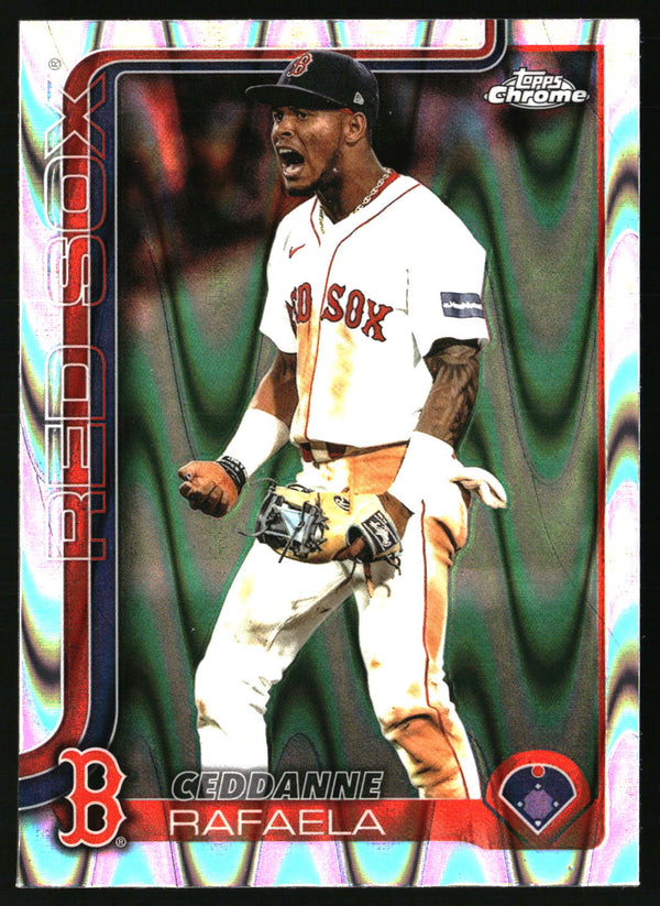 Ceddanne Rafaela #USC126 2025 Topps Chrome Update RayWave Refractor