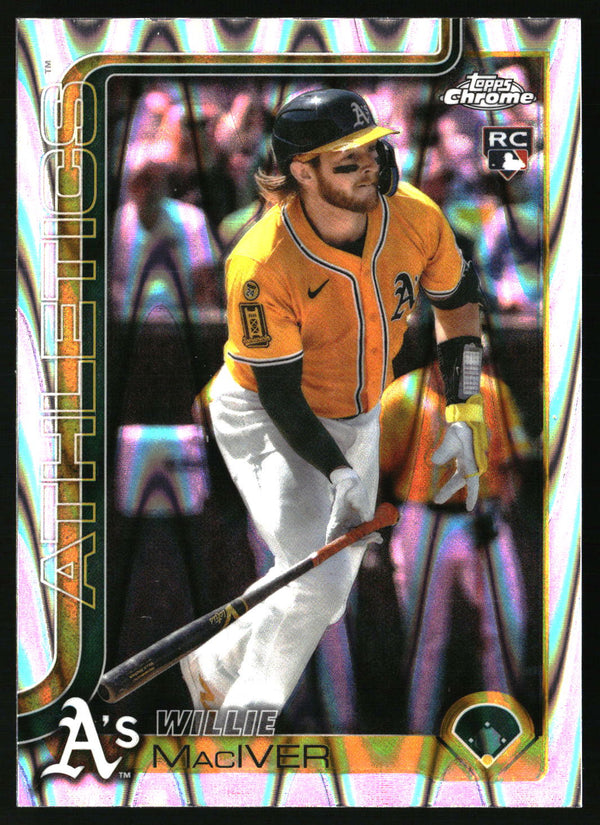 Willie MacIver #USC81 2025 Topps Chrome Update RayWave Refractor