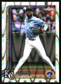Maikel Garcia #USC70 2025 Topps Chrome Update RayWave Refractor