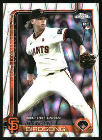 Hayden Birdsong #USC159 2025 Topps Chrome Update RayWave Refractor