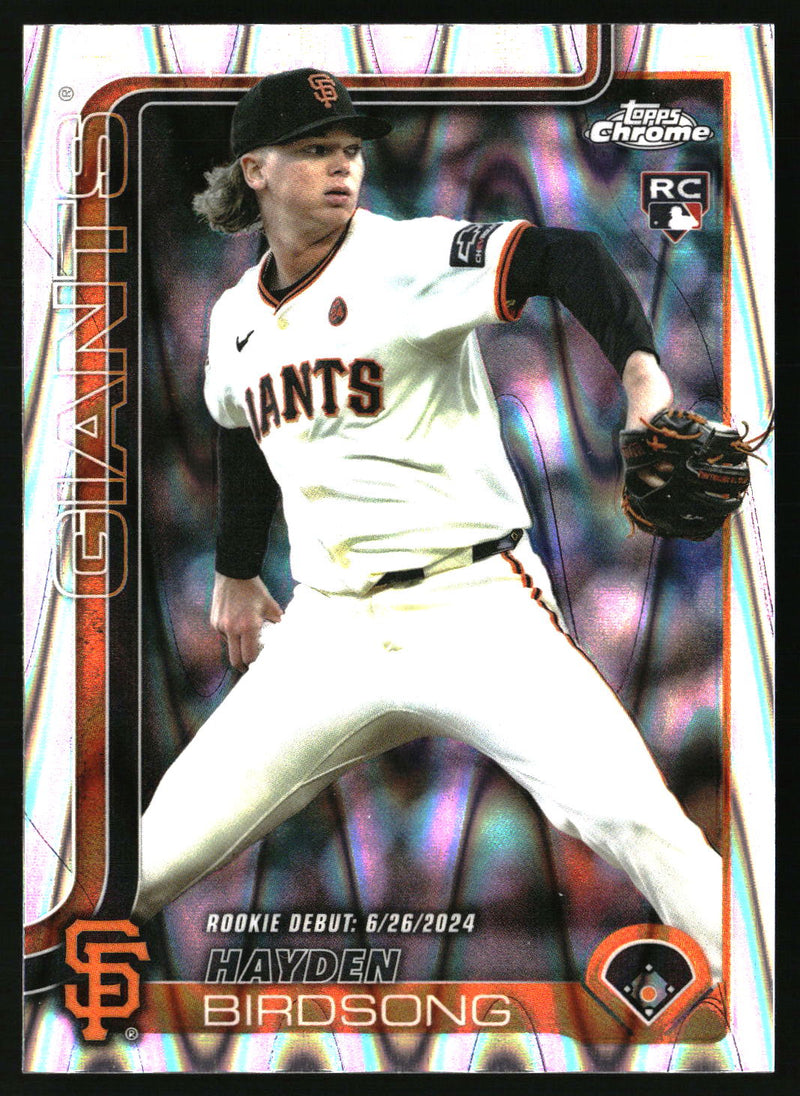 Hayden Birdsong #USC159 2025 Topps Chrome Update RayWave Refractor