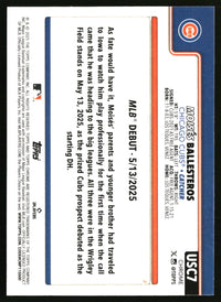 Moisés Ballesteros #USC7 2025 Topps Chrome Update X-Fractors