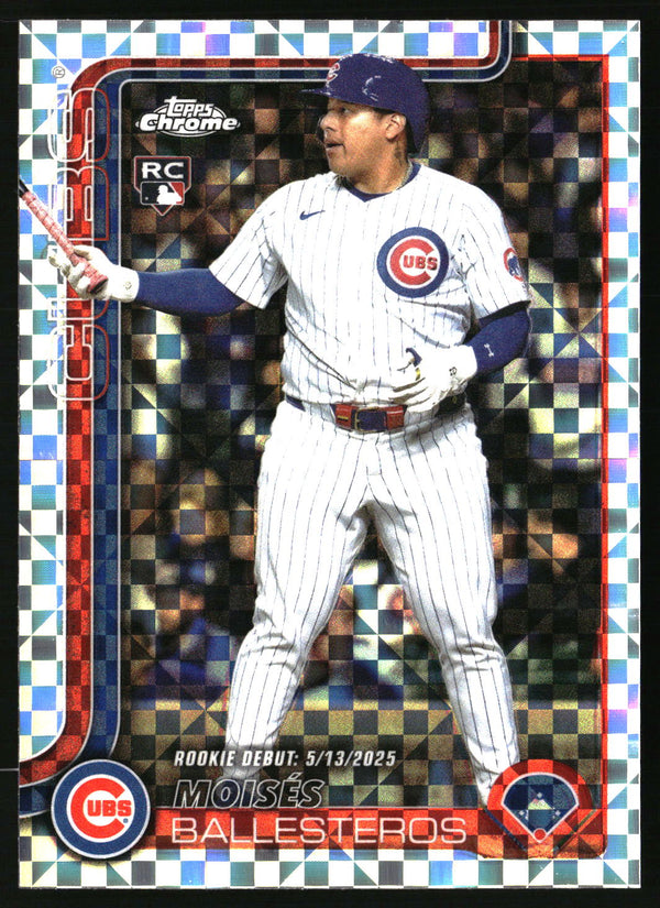 Moisés Ballesteros #USC7 2025 Topps Chrome Update X-Fractors