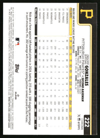Nick Gonzales #222 2025 Topps Chrome X-Fractors
