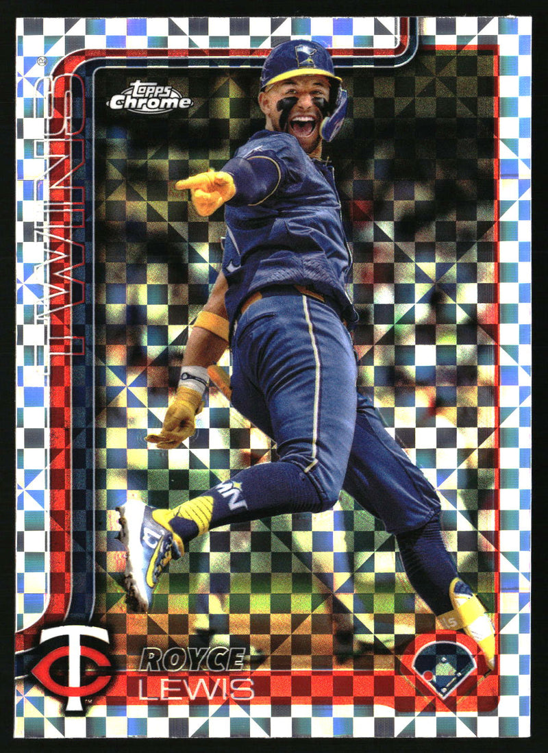 Royce Lewis #254 2025 Topps Chrome X-Fractors