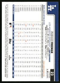 Freddie Freeman #23 2025 Topps Chrome X-Fractors