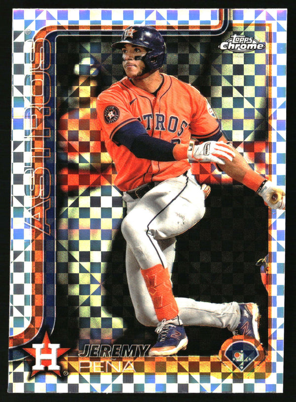 Jeremy Peña #239 2025 Topps Chrome X-Fractors