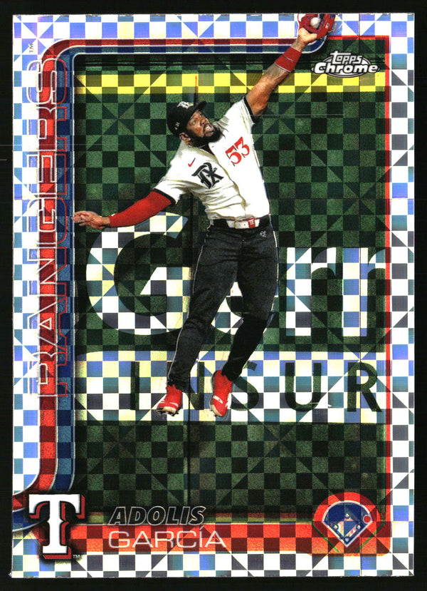 Adolis García #293 2025 Topps Chrome X-Fractors
