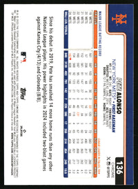 Pete Alonso #136 2025 Topps Chrome X-Fractors