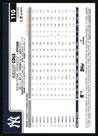 Gerrit Cole #110 2025 Topps Chrome X-Fractors