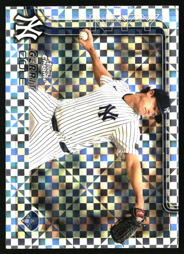 Gerrit Cole #110 2025 Topps Chrome X-Fractors