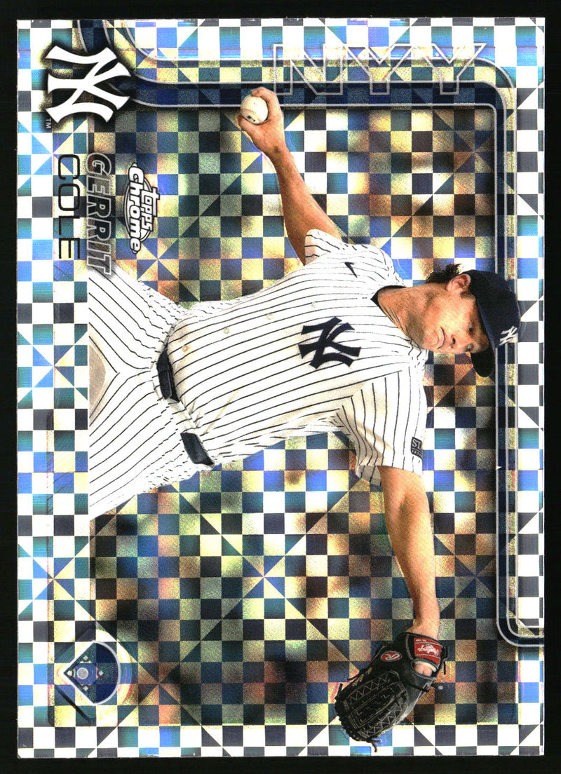 Gerrit Cole #110 2025 Topps Chrome X-Fractors