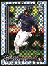Adael Amador #255 2025 Topps Chrome X-Fractors