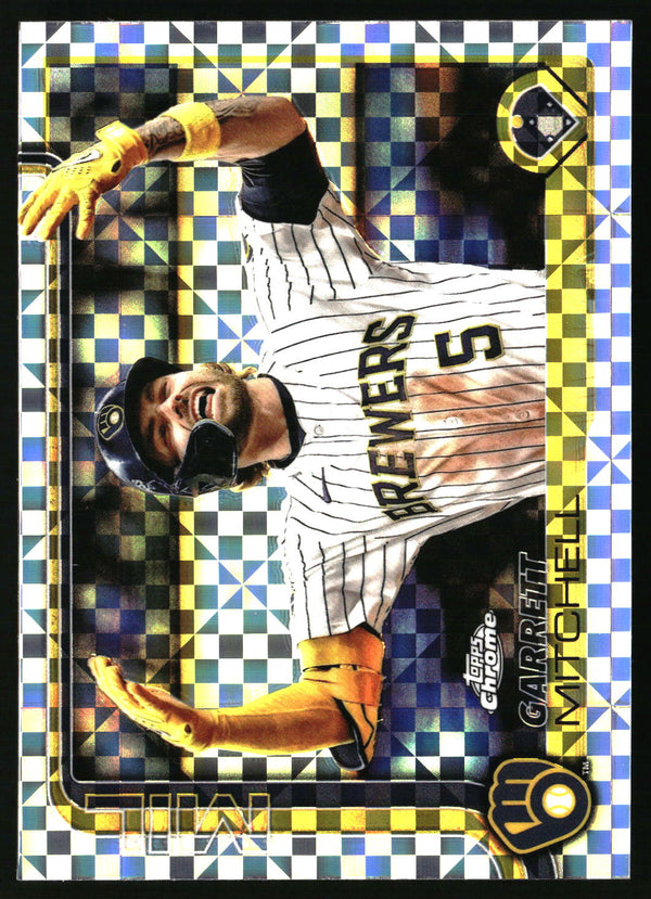 Garrett Mitchell #28 2025 Topps Chrome X-Fractors
