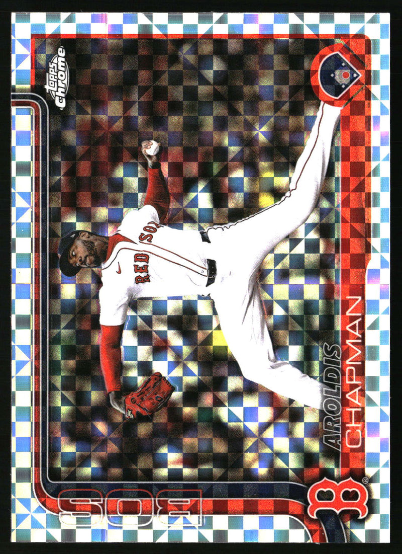 Aroldis Chapman #USC191 2025 Topps Chrome Update X-Fractors