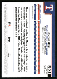 Blaine Crim #USC83 2025 Topps Chrome Update X-Fractors