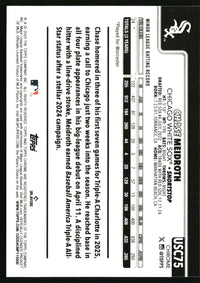 Chase Meidroth #USC75 2025 Topps Chrome Update X-Fractors