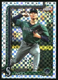 Bryan Woo #USC16 2025 Topps Chrome Update X-Fractors