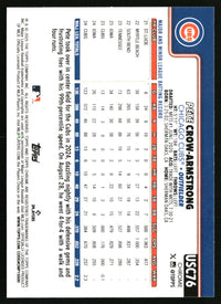 Pete Crow-Armstrong #USC76 2025 Topps Chrome Update X-Fractors