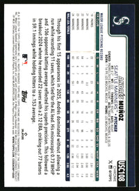 Andrés Muñoz #USC108 2025 Topps Chrome Update X-Fractors