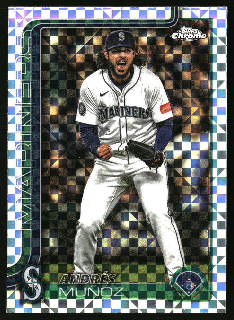 Andrés Muñoz #USC108 2025 Topps Chrome Update X-Fractors