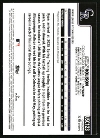 Ryan Rolison #USC123 2025 Topps Chrome Update X-Fractors