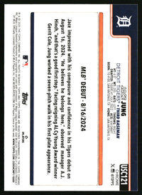 Jace Jung #USC121 2025 Topps Chrome Update X-Fractors